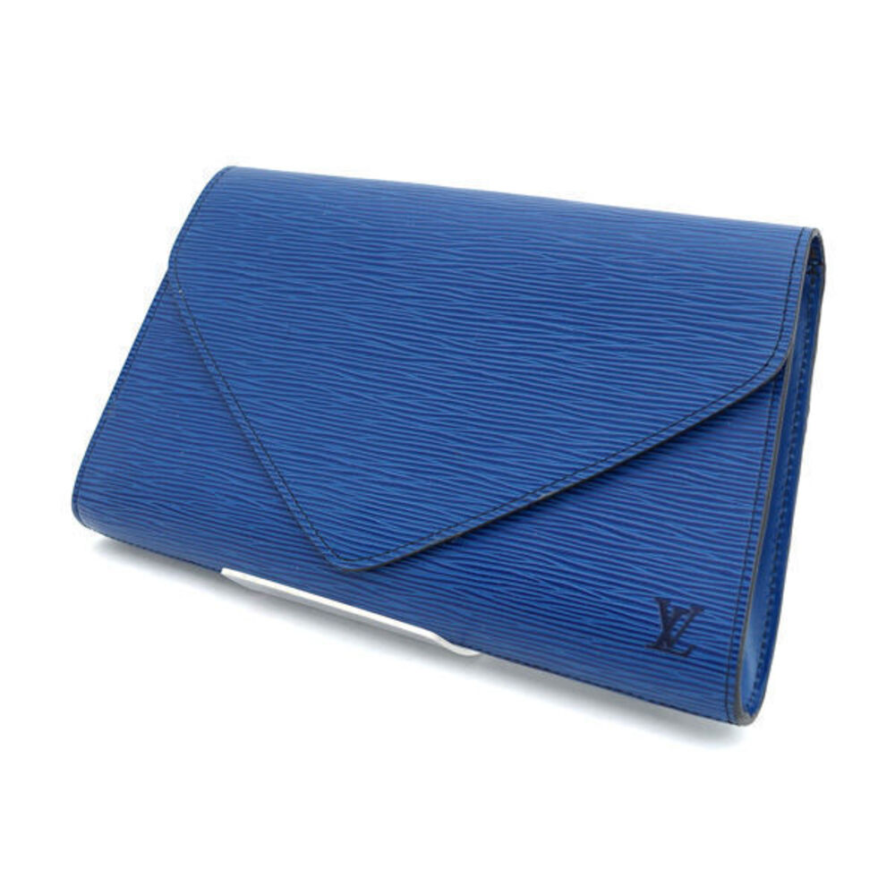 Louis Vuitton Clutch Bag Art Deco Toledo Blue Epi